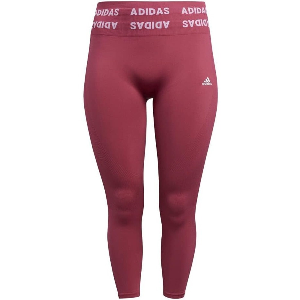 adidas Women's AEROKNIT 7/8 Tight Active Leggings Wild Pink 3X LARGE HH7308